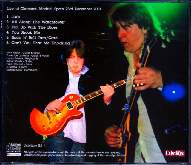 Mick Taylor,Tonky Blues Band ミック・テイラー/Spain 2001