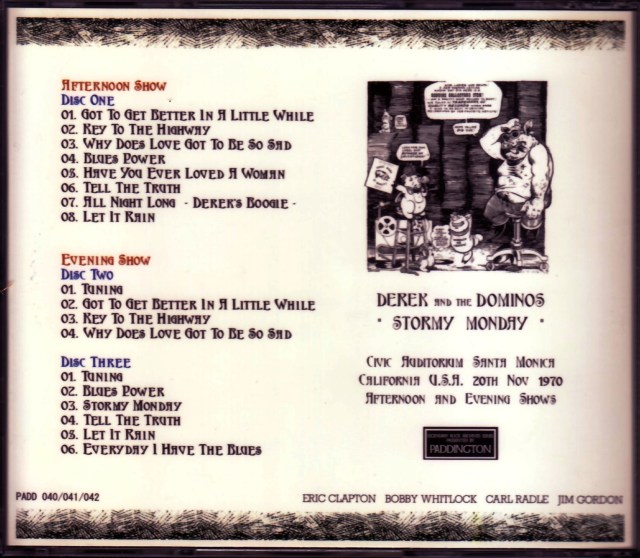 Derek and the Dominos デレク・アンド・ザ・ドミノス/CA,USA 1970