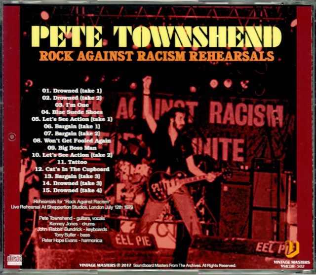 Pete Townshend ピート・タウンゼンド/London,UK 1979