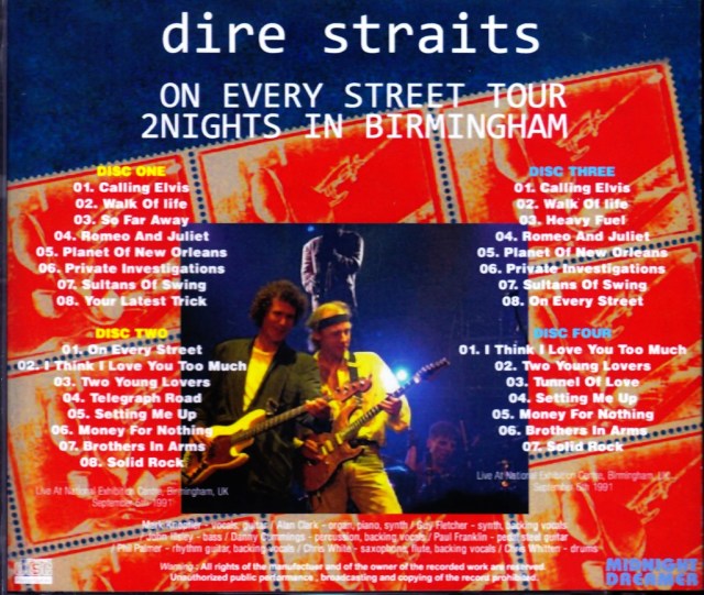 Dire Straits ダイアー・ストレイツ/UK 1991 2Days Copmplete