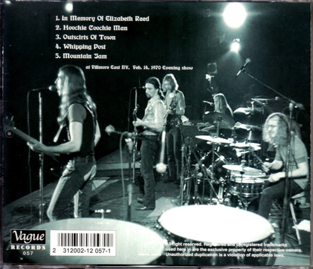 Allman Brothers Band オールマン・ブラザーズ・バンド/NY,USA