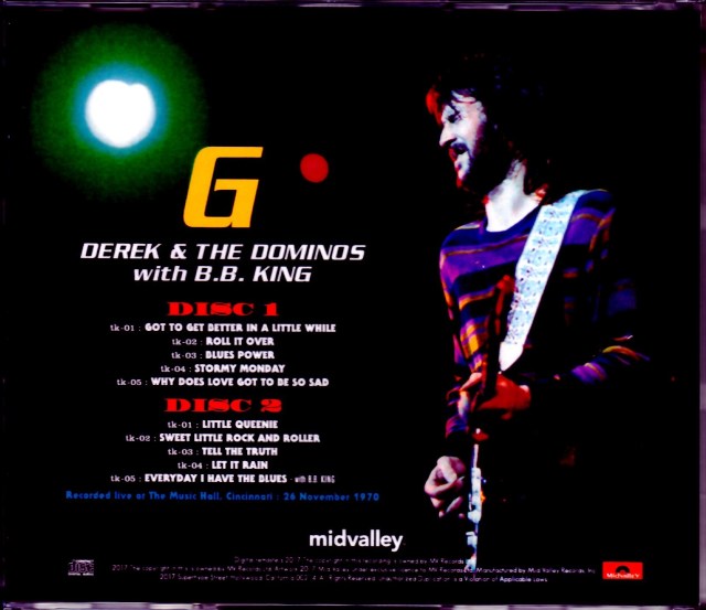 Derek & the Dominos,B.B. King デレク・アンド・ザ・ドミノス