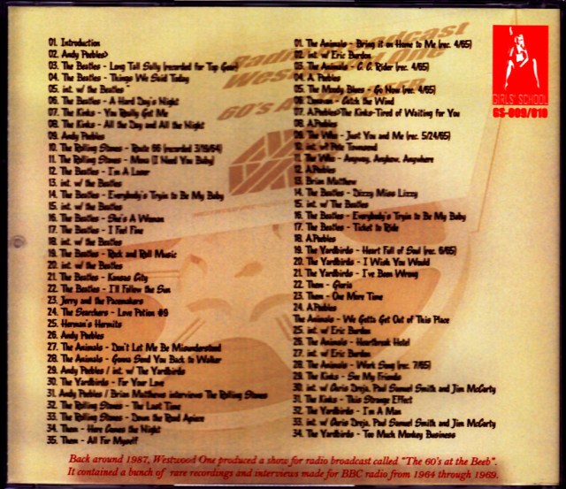 ザ・ヤードバーズ　キンクス　モンキース　など FOR YOUR LOVE (CD)/YARDBIRDS/ヤードバーズ/[輸入CD]USとカナダでの