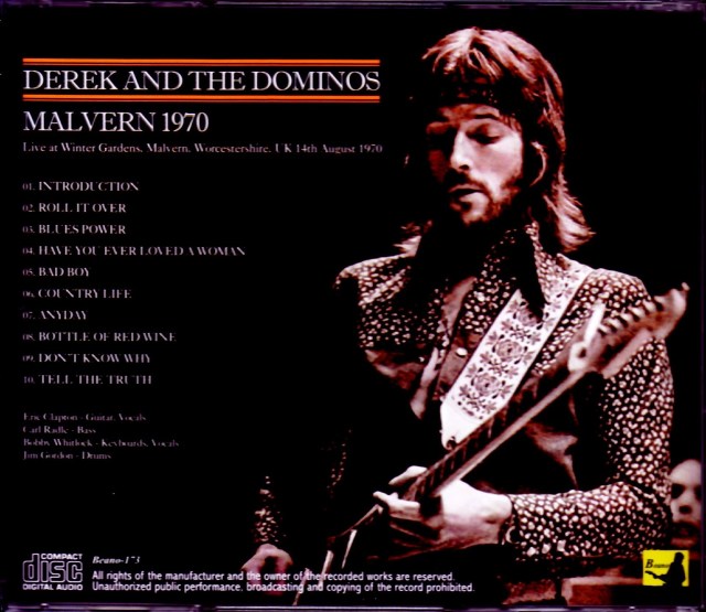 Derek and the Dominos デレク・アンド・ザ・ドミノス/UK 1970 Upgrade