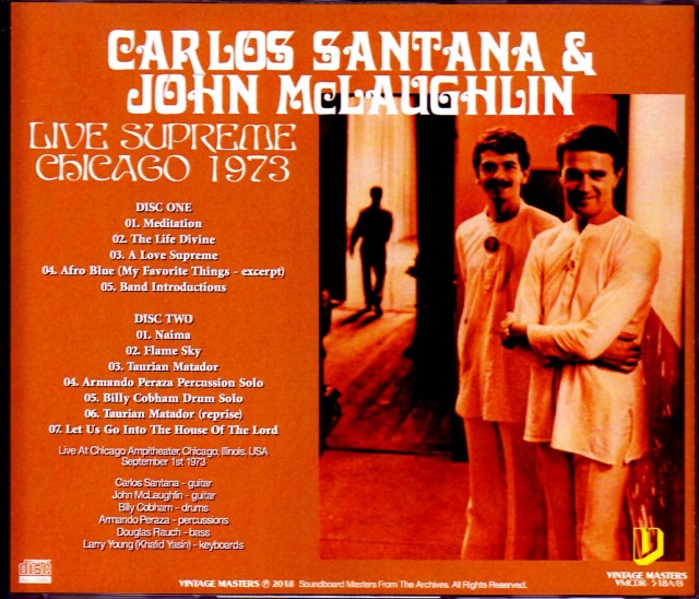 限定 Santana CD 9枚セット帯付き ジョン・マクラフリン 紙ジャケ カルロス・サンタナ マハヴィシュヌ・ジョン・マクラフリン『魂の兄弟