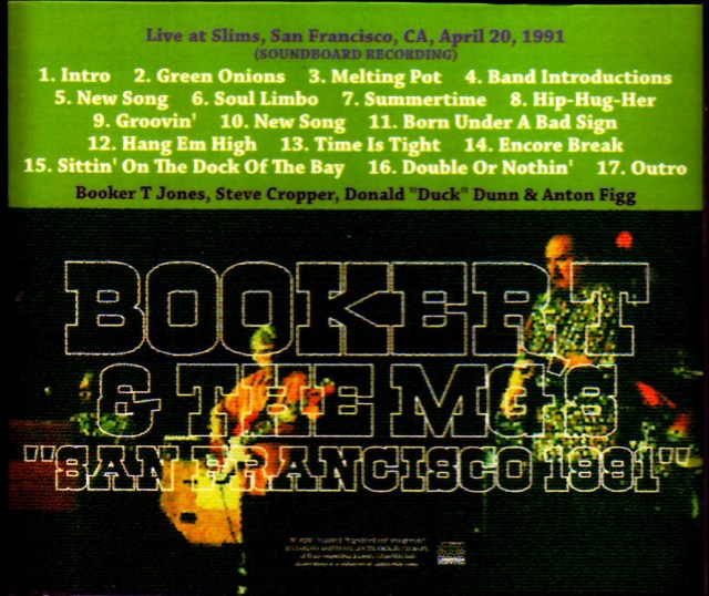 Booker.T & the MG's ブッカー・T/CA,USA 1991