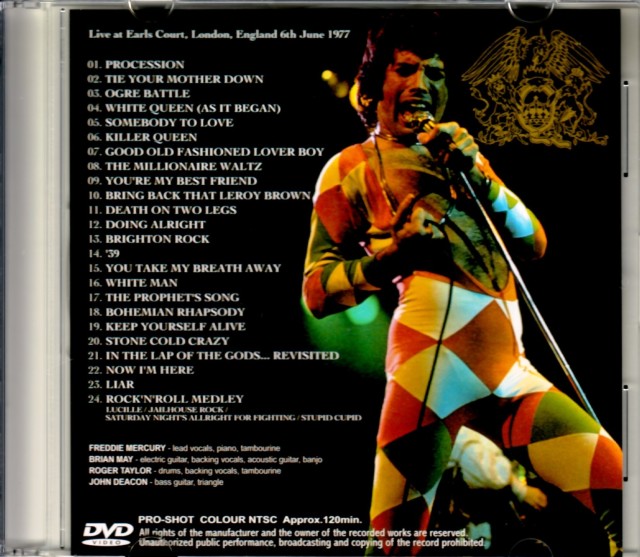 その他 Queen Family [DVD] Queen クィーン/London,UK 1977 Upgrade