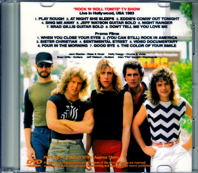 Night Ranger ナイト・レンジャー/CA,USA 1983 & more