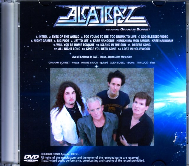 Alcatrazz アルカトラス/Tokyo,Japan 2007