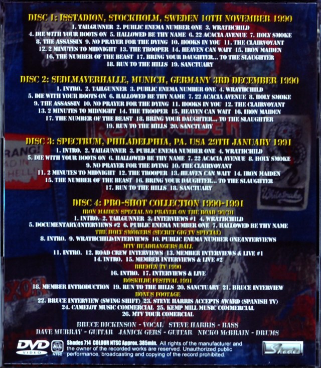 Iron Maiden アイアン・メイデン/Live Collection 1990-1991