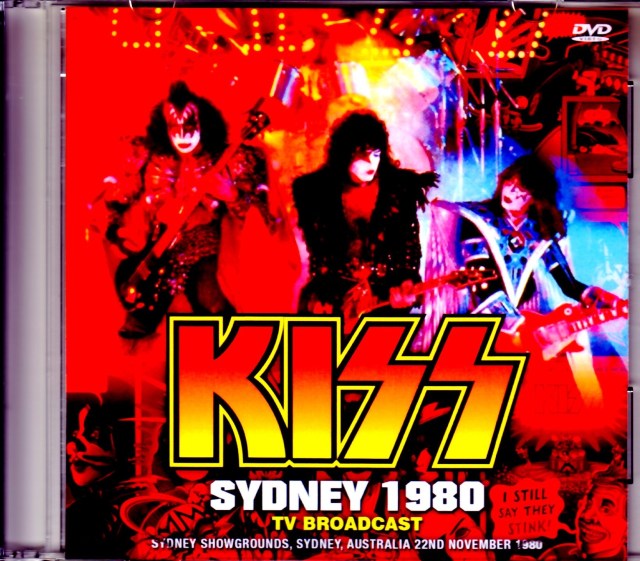 激レア!KISS 1980　ポスター♪当時物　非売品※※※ジャンク※※※ Kiss キッス/New Zealand 1980 Soundboard Edition Upgrade