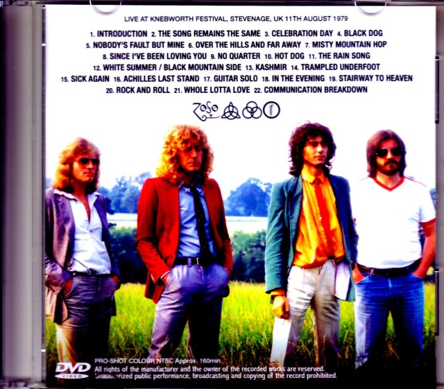 Led Zeppelin レッド・ツェッペリン/UK 8.11.1979