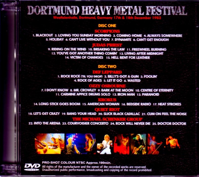 2枚組DEF LEPPARD LIVE′1983 レコード Def Leppard – 'Live at the L.A. Forum 1983' (2018) – Album