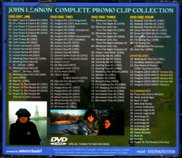 John Lennon / Complete Promo Clips