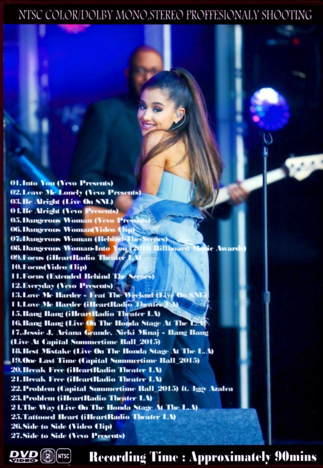 Ariana Grande アリアナ・グランデ/Live Collection 2015-2016