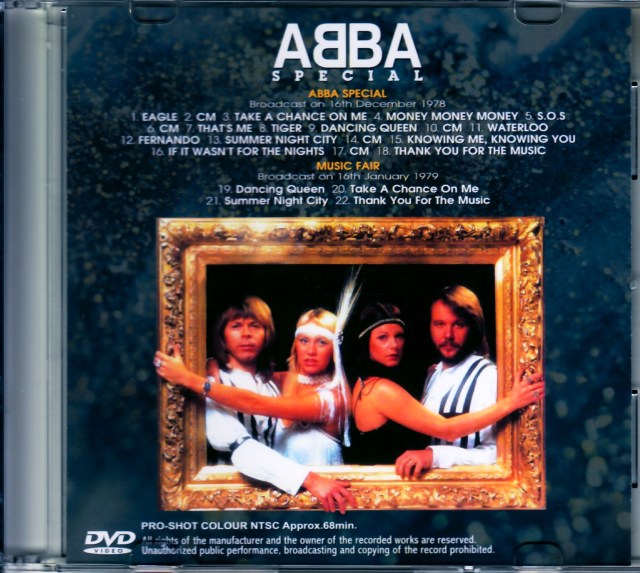 Abba アバ/Japan Broadcast 1978 & 1979