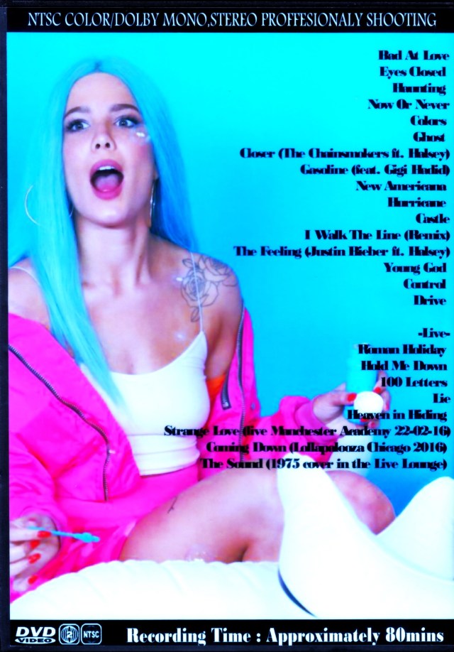 ホールジー直筆サイン入り超 特大写真…Halsey Halsey ホールジー/Music Video Collection 2017