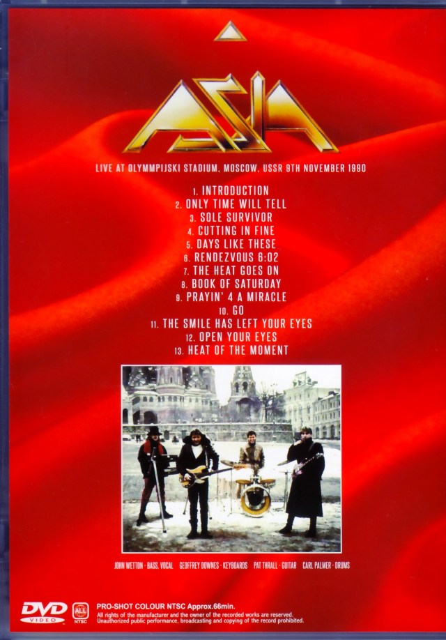 Asia エイジア/Moscow,USSR 1990 LD Ver.
