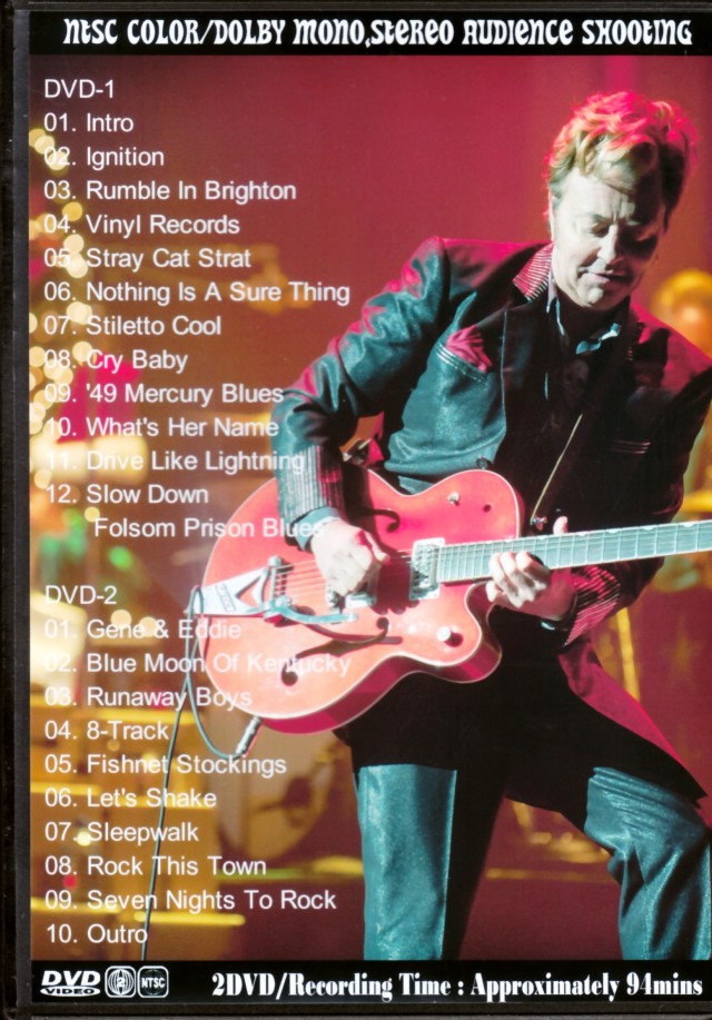 BRIAN SETZER/ブライアン・セッツァー・ロカビリー・ライオットDVD Brian Setzer ブライアン・セッツァー/Tokyo,Japan 2.23.2016