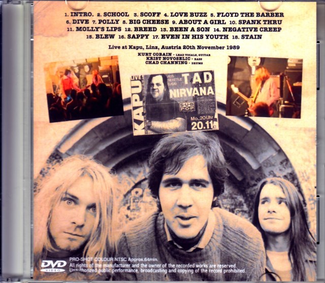 Nirvana ニルヴァーナ/Austria 1989