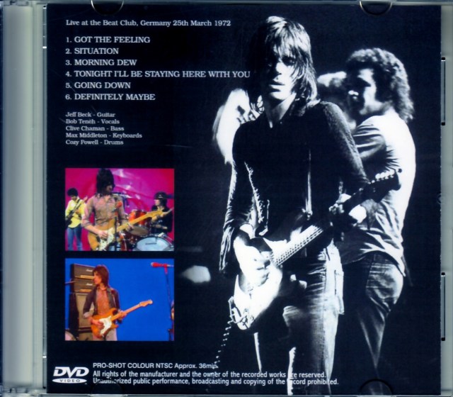 Jeff Beck Group ジェフ・ベック/Germany 1972
