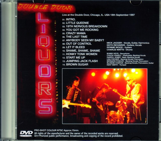 Rolling Stones ローリング・ストーンズ/IL,USA 1997