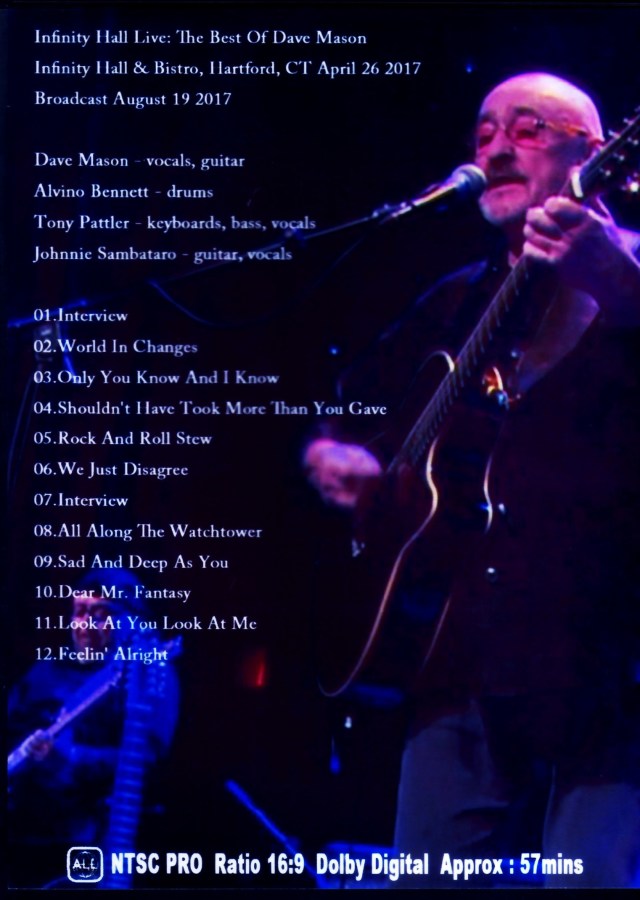 Dave Mason デイヴ・メイスン/CT,USA 2017
