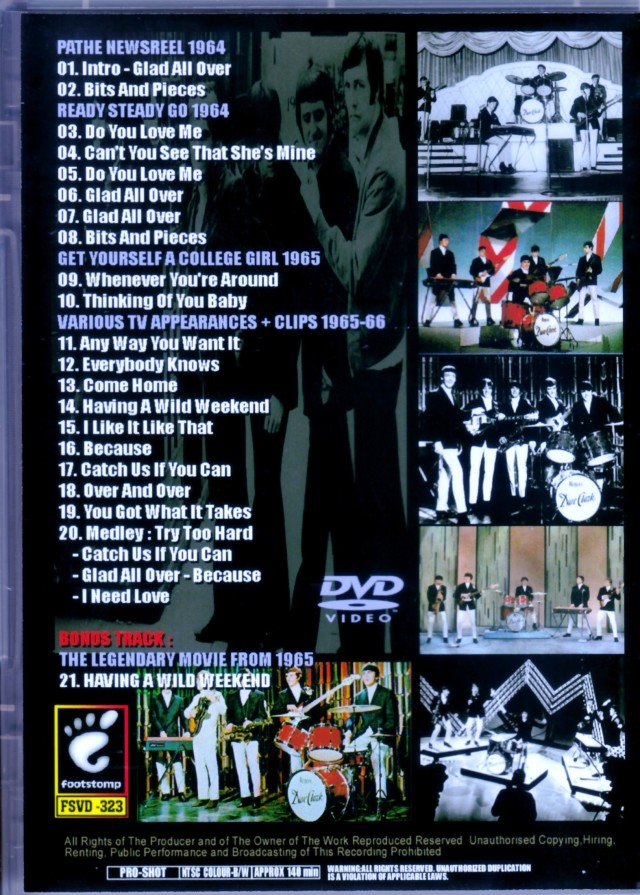 Dave Clark Five デイヴ・クラーク・ファイブ/Video Rarities
