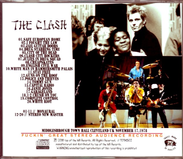 Clash,The ザ・クラッシュ/UK 1978