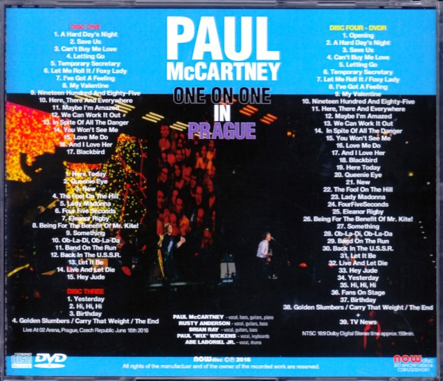 Paul McCartney ポール・マッカートニー/Czech Republic 2016