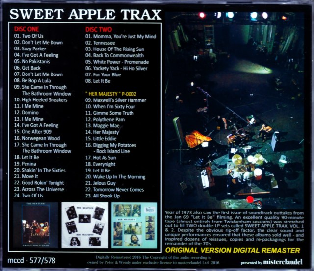 激レア！The Beatles complete apple  trax 1-6 SWEET APPLE TRAX (Side C & Side D) The beatles - YouTube