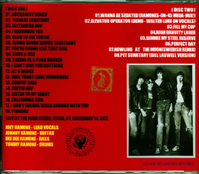 Ramones ラモーンズ/Ny,USA 1972 & more