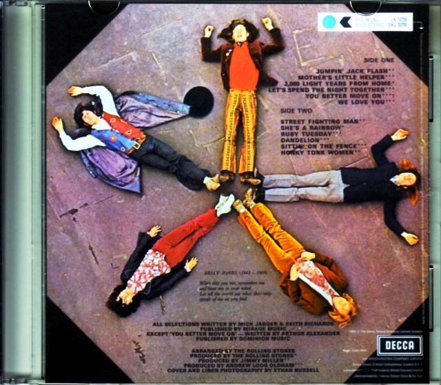 Rolling Stones ローリング・ストーンズ/Through the Past Darkly UK