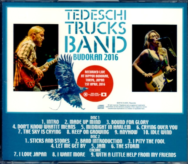 Tedeschi Trucks Band テデスキ・トラックス・バンド/Tokyo