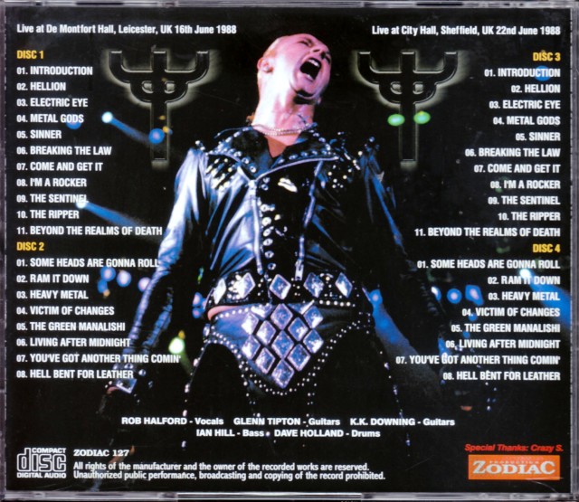 Judas Priest ジューダス・プリースト/UK 1988