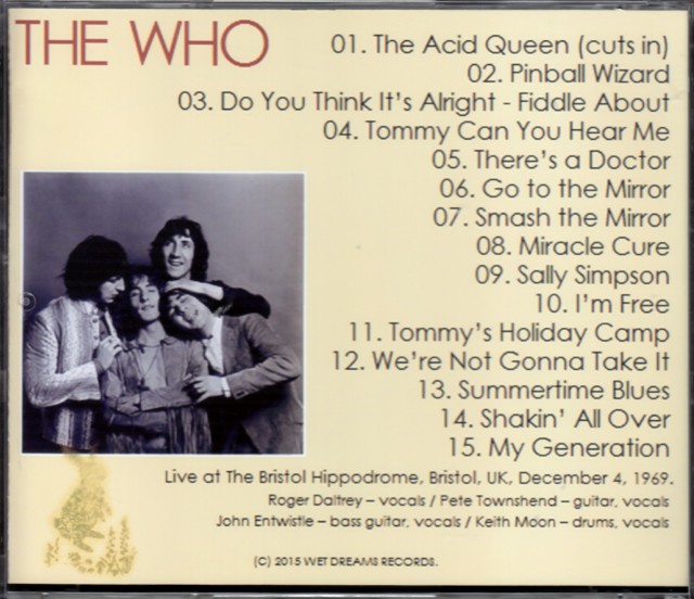 1998年1月1日発行 『ザ・フー／ＴＨＥ ＷＨＯ…』【中古本・洋書・英語版 1998年1月1日発行 『ザ・フー／THE WHO…』【中古本・洋書