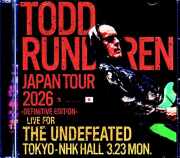 Todd Rundgren トッド・ラングレン/Tokyo,Japan 2026 Complete IEM Matrix Edition &amp; more