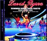 David Byrne デヴィッド・バーン/Chiba,Japan 08.15.2026 Complete
