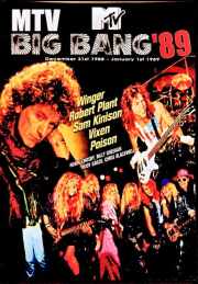 Various Artists Winger,Robert Plant,Vixen,Poison,Sam Kinison/MTV TV Program Big Bang 1989