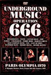 Various Artists Renaissance,Taste,Canned Heat,Family,Terry Reid,Yes,Manfred Man/パリ・伝説の音楽祭 Underground Music Festival 1970