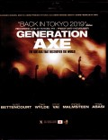 Generation Axe ジェネレーション・アックス/Tokyo,Japan 2019 Blu-Ray + DVD Ver