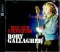 Rory Gallagher ロリー・ギャラガー/Sweden 1979 & more