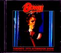 David Bowie デヴィッド・ボウイ/Canada 1974 Upgrade