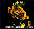 Genesis ジェネシス/Live Archives 1971-1973