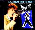 David Bowie デビッド・ボウイ/CA,USA 4.14.1983 Mike Millard First Generation Cassettes