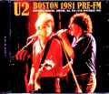 U2 ユーツー/MA,USA 1981