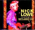 Nick Lowe ニック・ロウ/NY,USA 1995