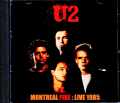 U2 ユーツー/Canada 1985