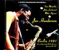 Joe Henderson ジョー・ヘンダーソン/Germany 1981