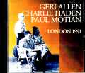 Geri Allen Charlie Haden Paul Motian ジュリ・アレン チャーリー・ヘイデン/London,UK 1991